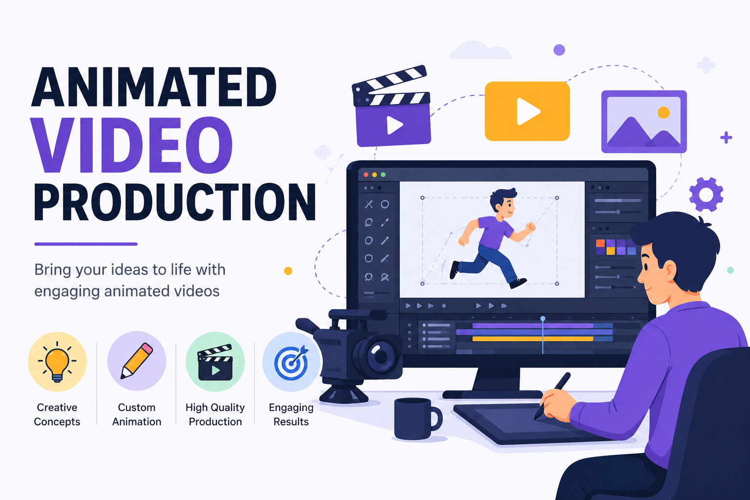 Read more about the article Animated Video Production: Transforming Ideas into Engaging Visual Stories with ExplainerMojo