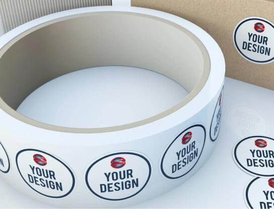 Read more about the article Stylish Custom Oval Roll Labels For Modern Product Packaging